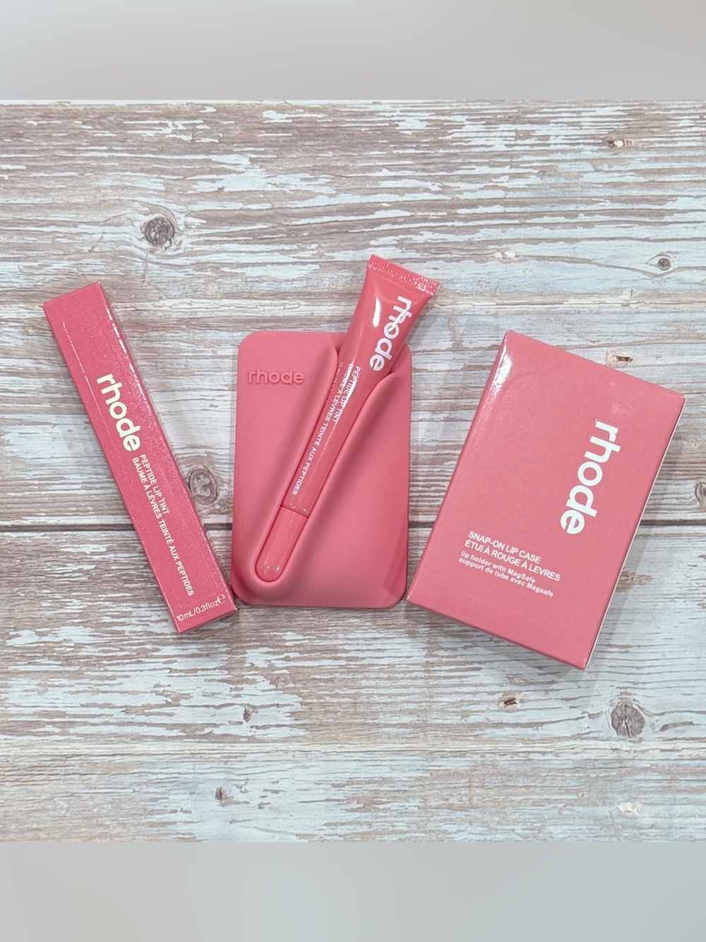 Rhode Bundle MagSafe Snap-On Lip Case Magnetic Holder and Sweet Pea LIP TINT